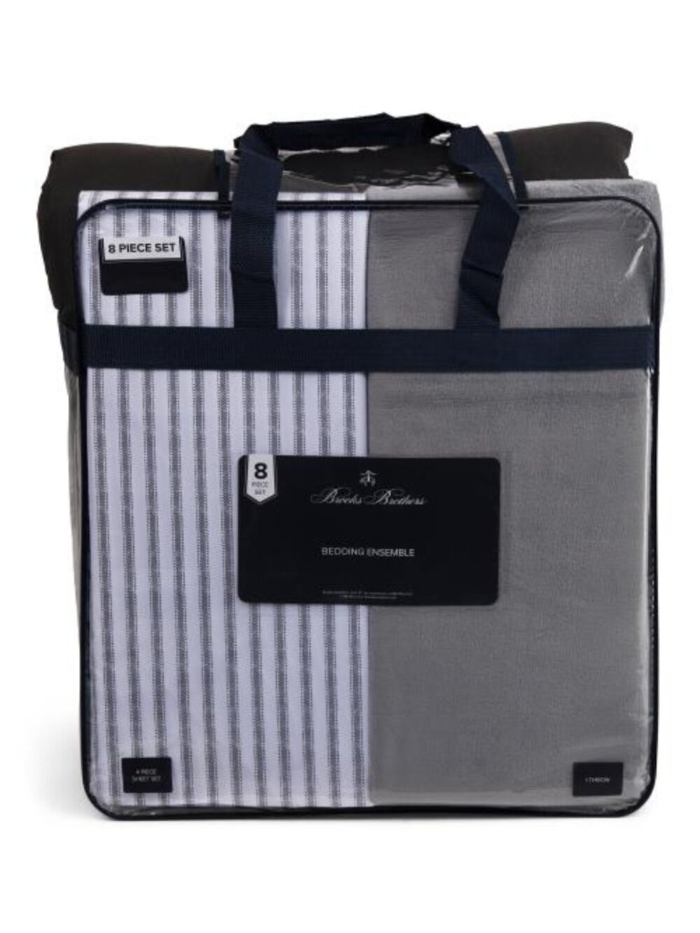 BROOKS BROTHERS Charcoal Multi Piece Comforter Set